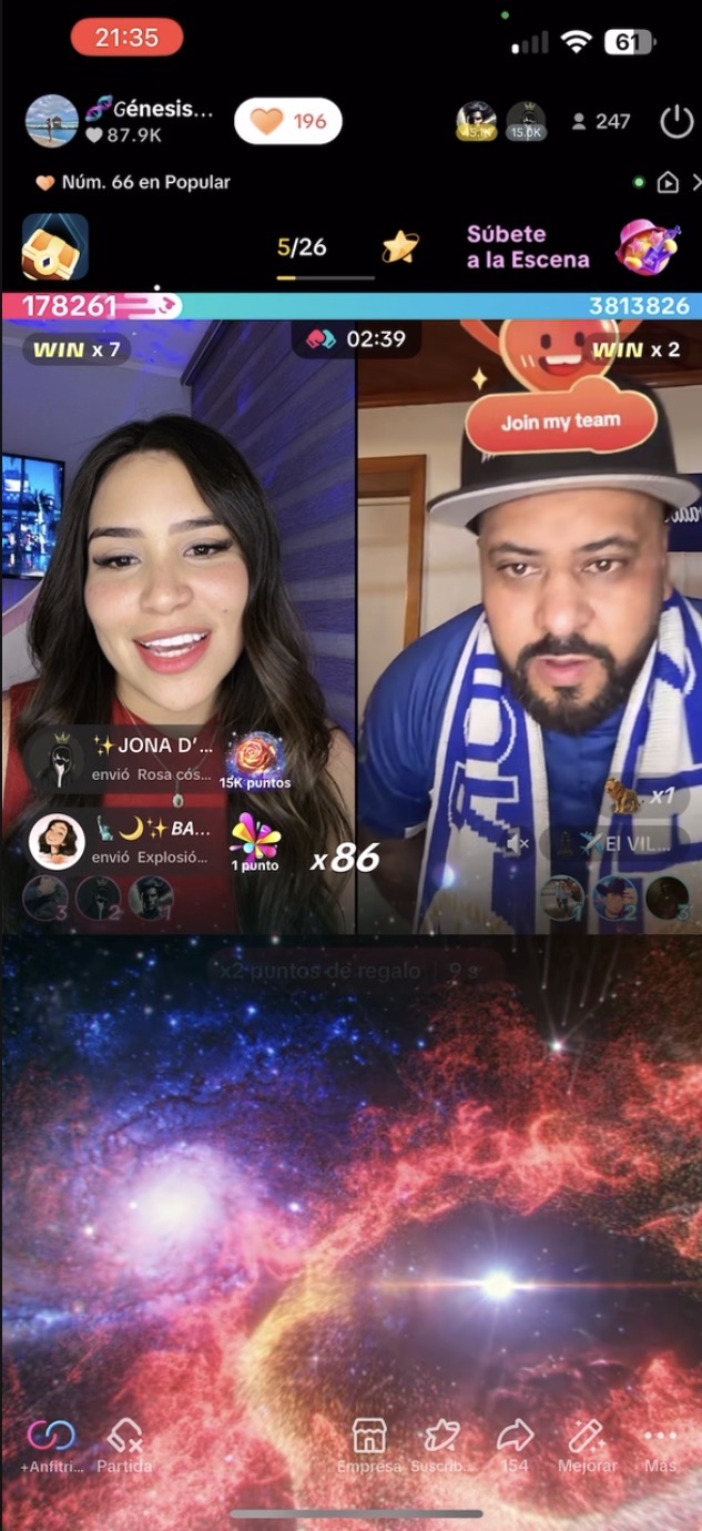 TikTok LIVE creador BYGR 8