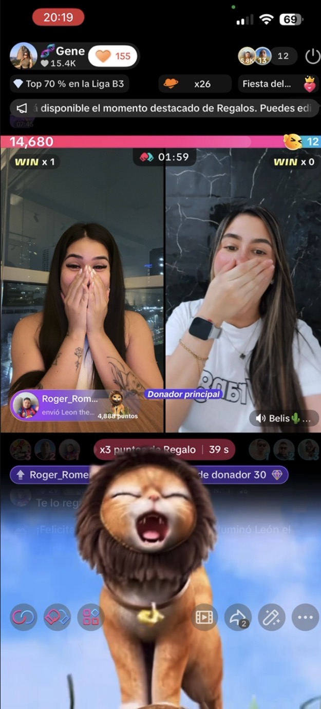TikTok LIVE creador BYGR 5