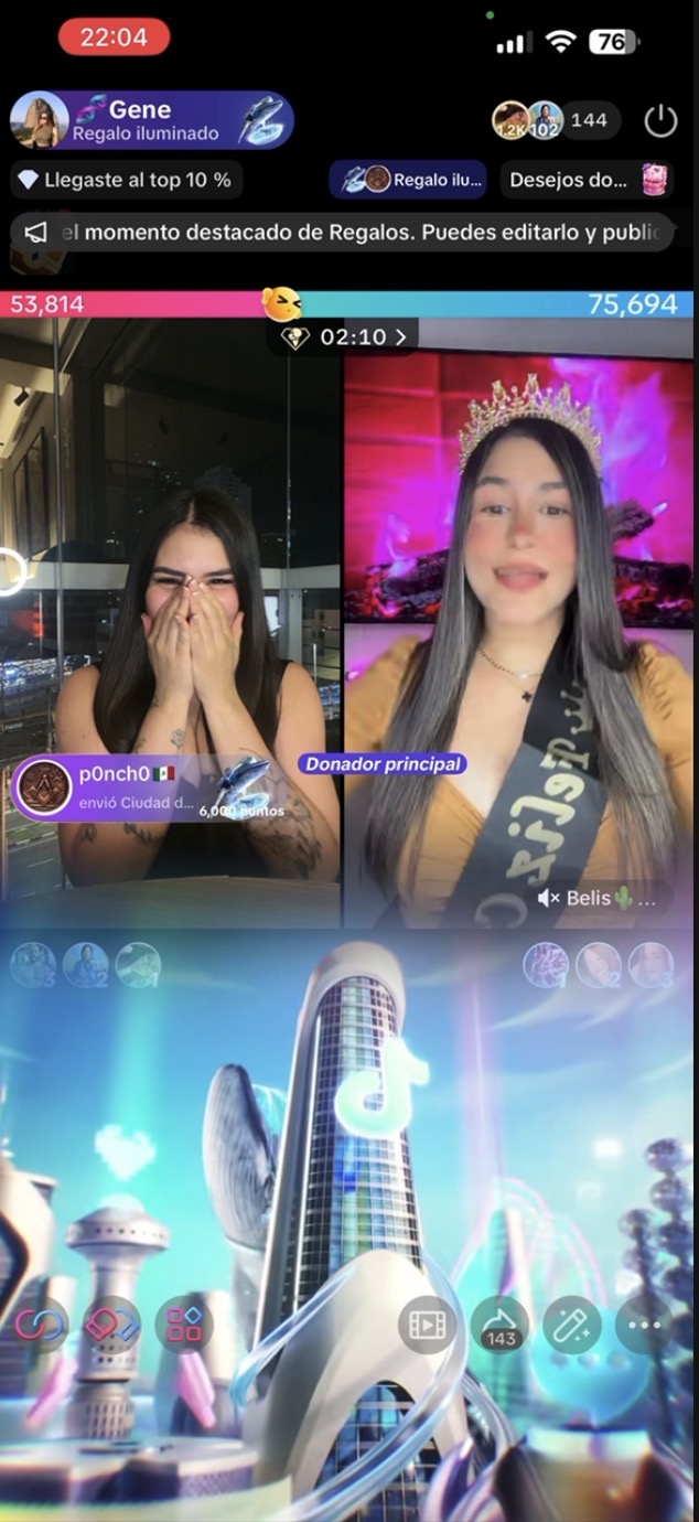 TikTok LIVE creador BYGR 4